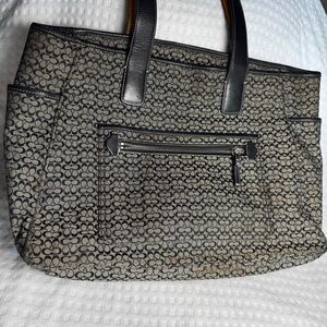 Coach CC Diaper computer bag tote